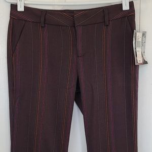 2/$30 ☆ NWT ☆ Rampage Brown Multi Stripe Kensington Cuffed Crop Size 3